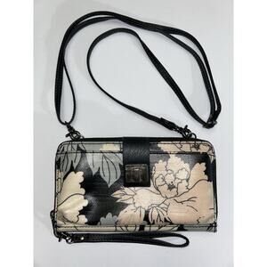 Sakroots Coated Canvas Smartphone Floral Crossbody Bag